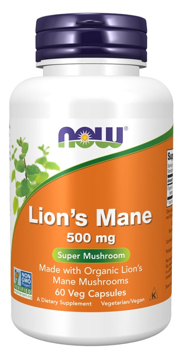 Lion's Mane, 500mg - 60 vcaps