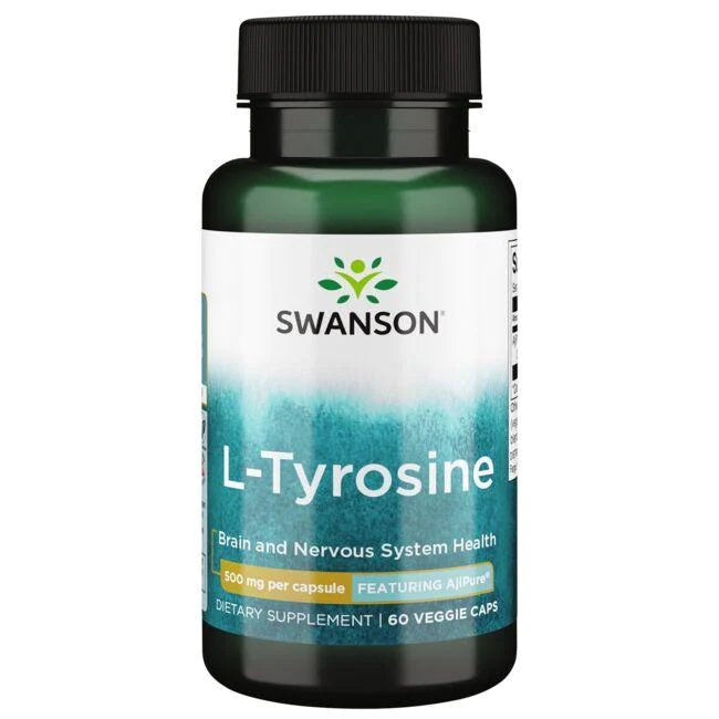 L-Tyrosine, 500mg - 60 vcaps