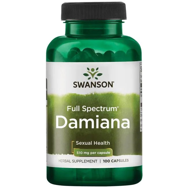 Damiana, 510mg - 100 caps