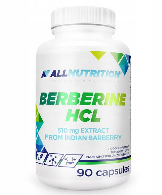 Berberine HCl, 510mg Extract from Indian Barberry - 90 caps (EAN 5902837733241)