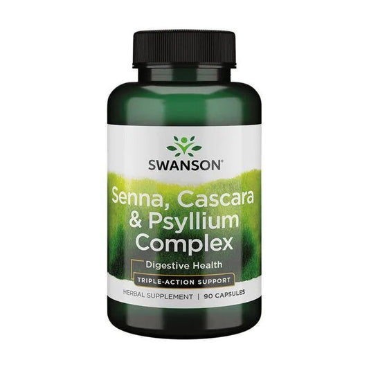 Senna, Cascara & Psyllium Complex - 90 caps
