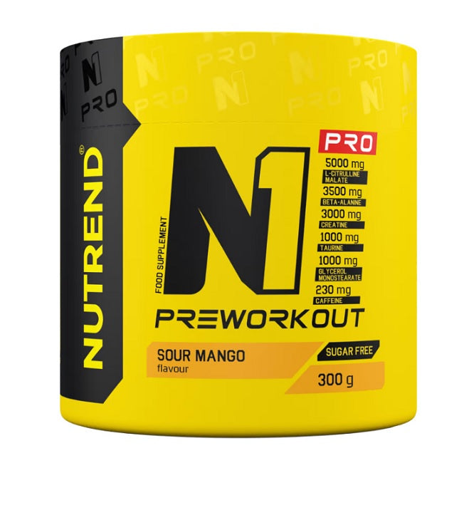 N1 Pro Pre-Workout, Sour Mango - 300g
