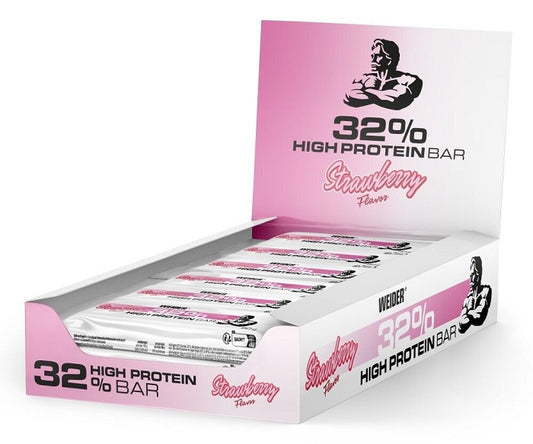 32% High Protein Bar, Strawberry - 12 x 60g