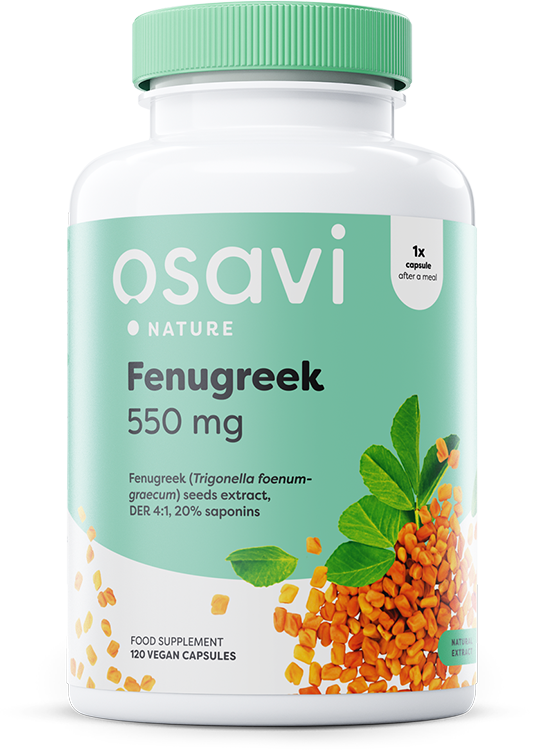 Fenugreek, 550mg - 120 vcaps