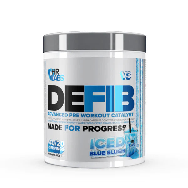Defib V3 - Advanced Pre Workout Catalyst, Iced Blue Slush - 420g