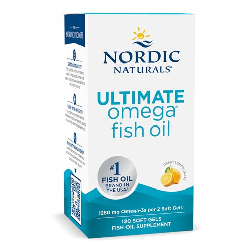 Ultimate Omega, 1280mg Lemon (EAN 768990891076) - 120 softgels