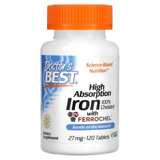 High Absorption Iron, 27mg - 120 tablets