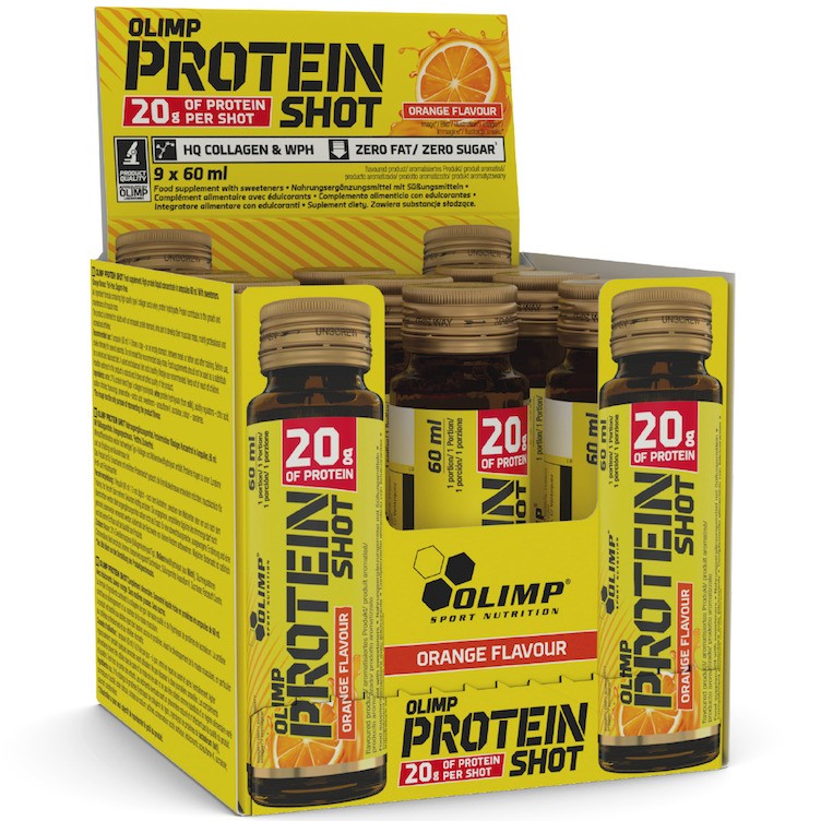 Protein Shot, Orange (EAN 5901330090905)  - 9 x 60 ml.
