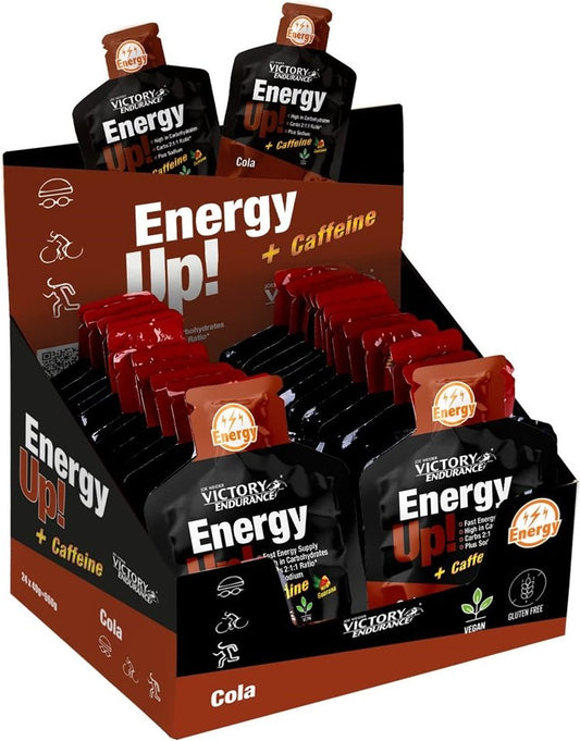Joe Weider Victory Endurance Energy Up! + Caffeine, Cola - 24 x 40g