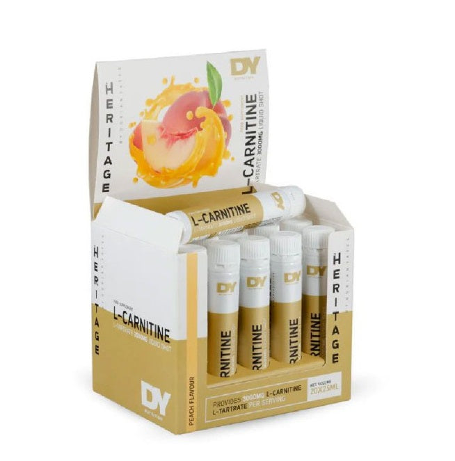 L-Carnitine Liquid Shot, Peach - 20 x 25ml.