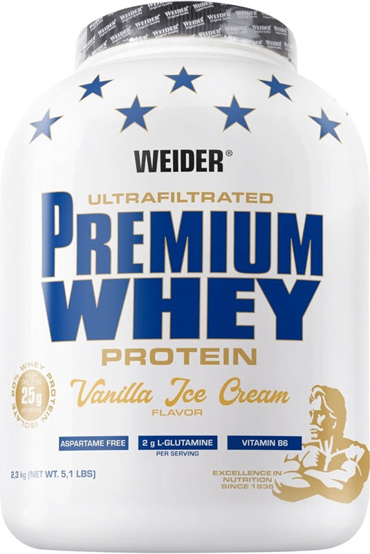 Premium Whey, Vanilla Ice Cream - 2300g