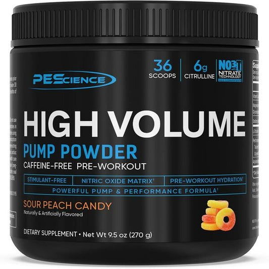 High Volume (New Formula), Sour Peach Candy - 270g