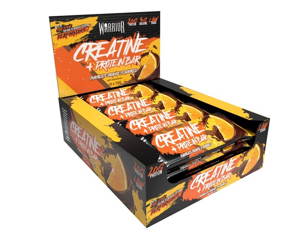 Creatine + Protein Bar, Chocolate Orange - 12 x 75g
