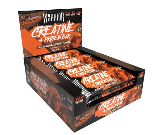 Creatine + Protein Bar, Salted Caramel Brownie - 12 x 75g