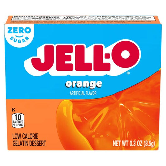 Gelatin Dessert Sugar Free, Orange - 8.5g