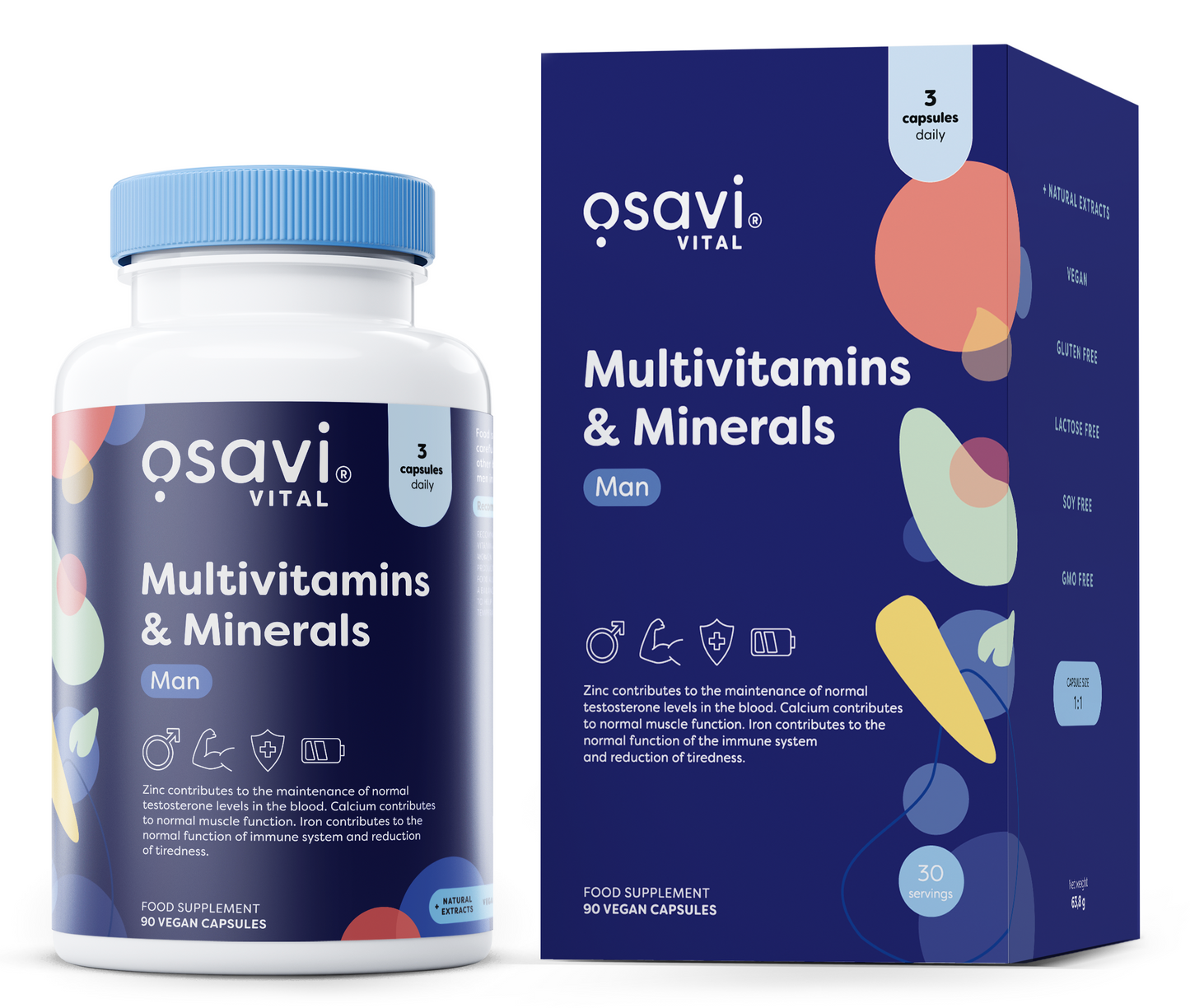Multivitamins & Minerals Man - 90 vegan caps