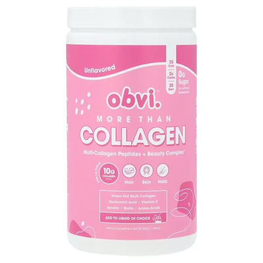 More Than Collagen Multi-Collagen Peptides + Beauty Complex, Unflavored - 339g