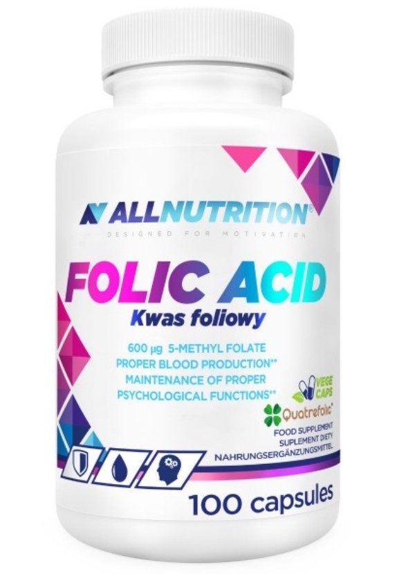 Folic Acid, 600mcg - 100 caps