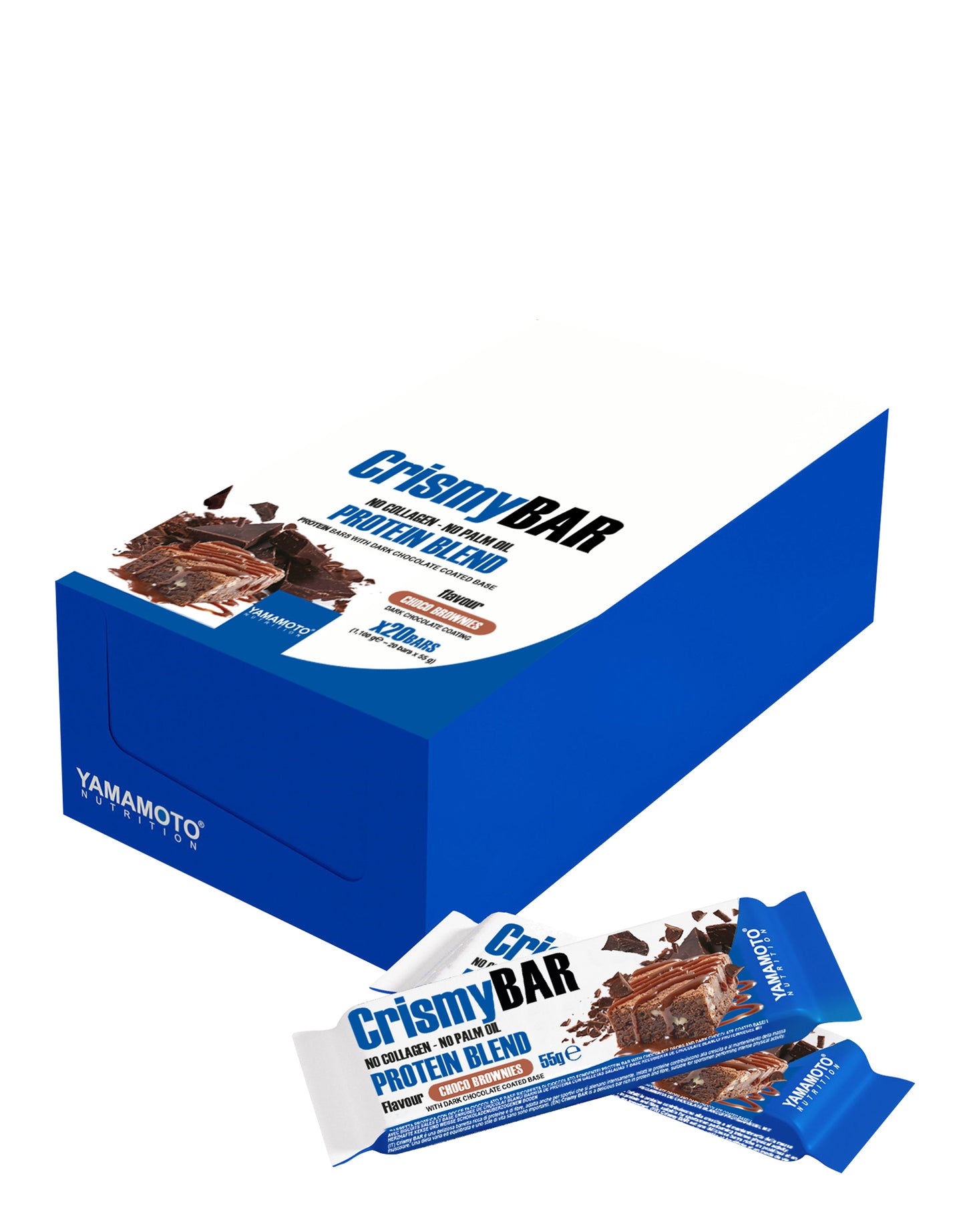 CrismyBAR, Choco Brownies - 20 x 55g