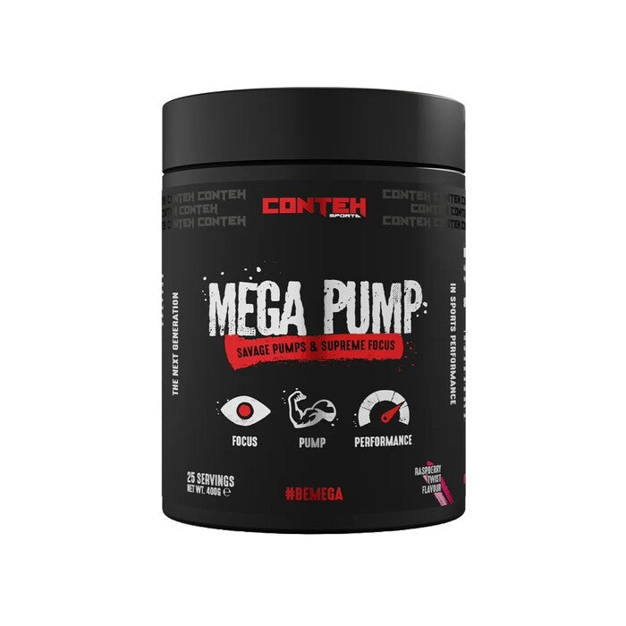 Mega Pump, Raspberry Twist - 400g
