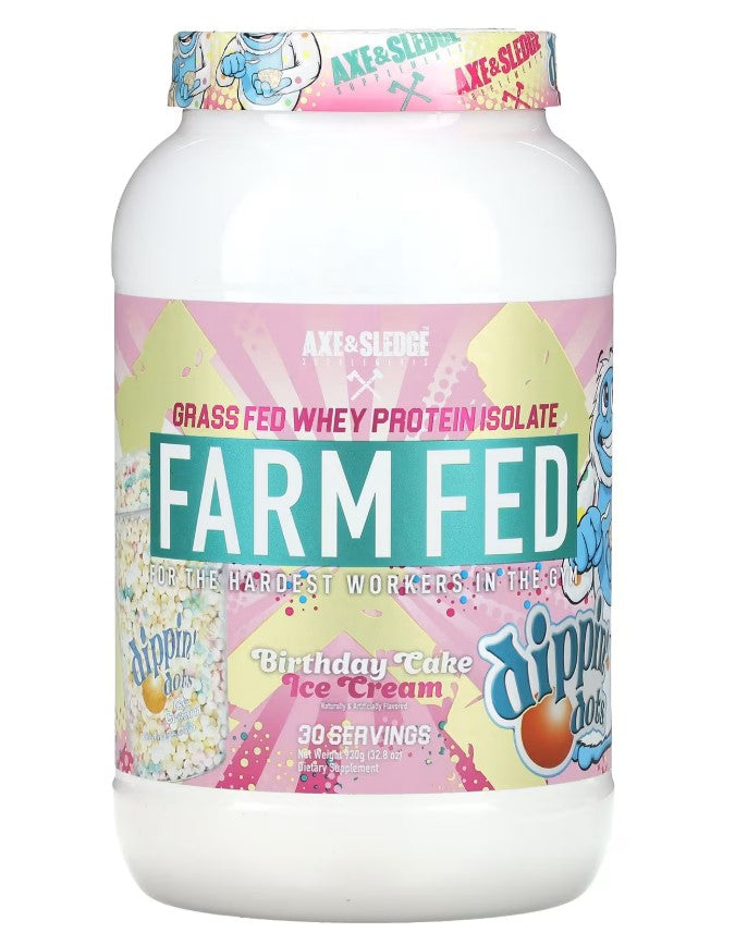 Farm Fed, Dippin' Dots Birthday Cake Ice Cream - 930g