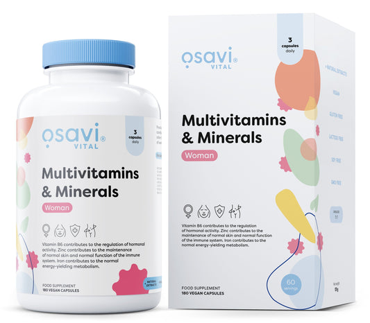 Multivitamins & Minerals Woman - 180 vegan caps