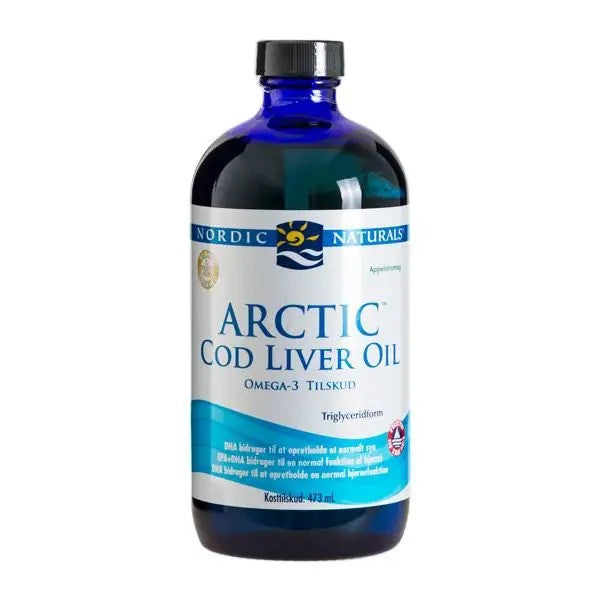 (Danish Label) Arctic Cod Liver Oil, 1060mg Orange - 473 ml.