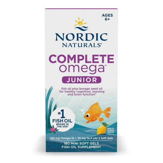 Complete Omega Junior, 283mg Lemon - 180 mini softgels
