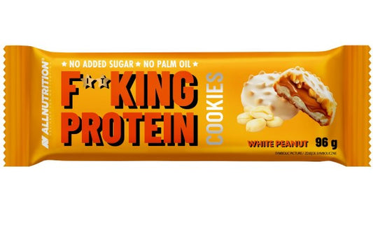 Fitking Protein Cookies, White Peanut - 6 cookies