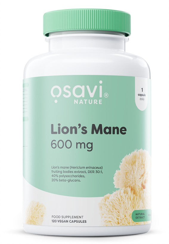 Lion's Mane, 600mg - 120 vegan caps