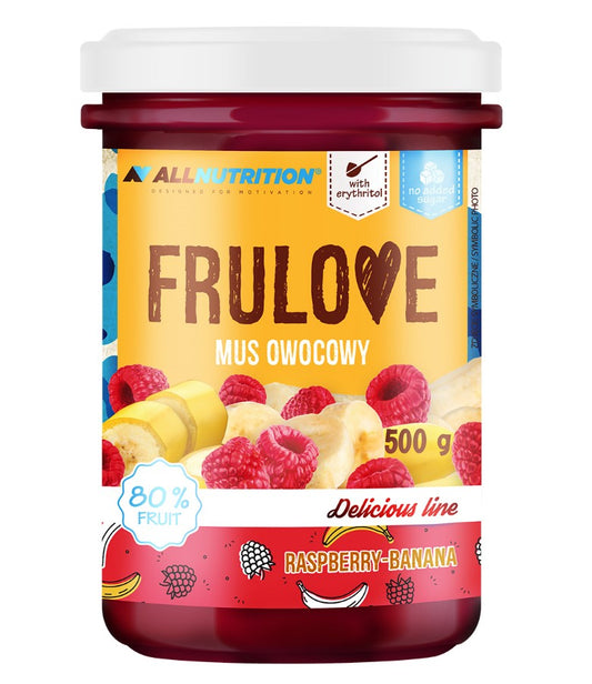 Frulove Mousse, Raspberry-Banana - 500g