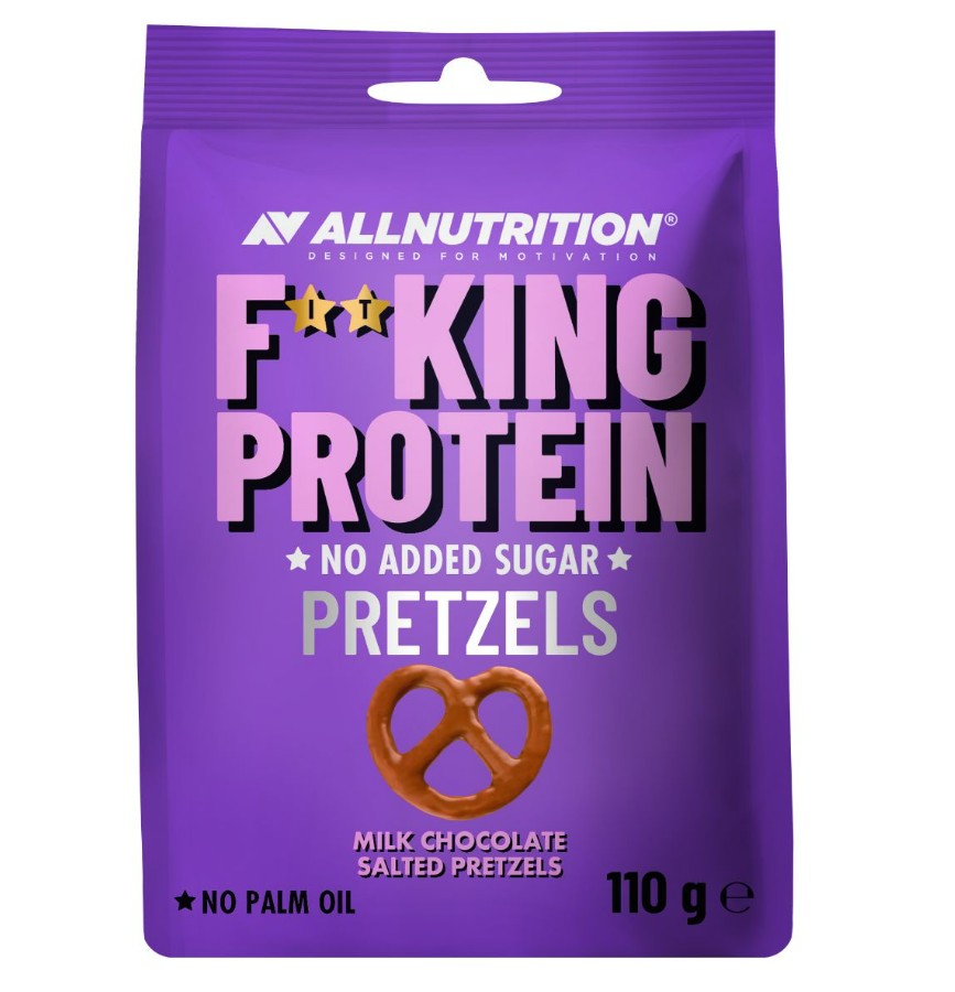 Fitking Protein Pretzels, Milk Chocolate Salted - 110g