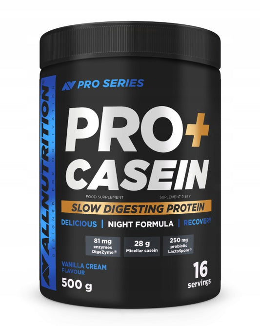 Pro+ Casein, Vanilla Cream - 500g