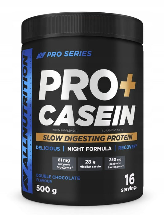 Pro+ Casein, Double Chocolate - 500g