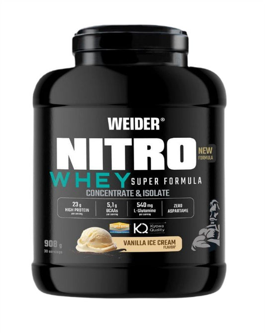Nitro Whey Super Formula, Vanilla Ice Cream - 908g