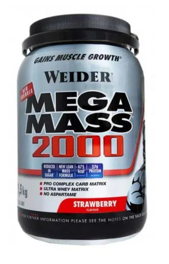 Mega Mass 2000, Strawberry - 1500g