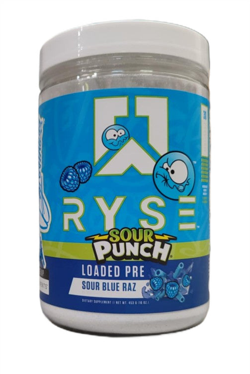 Loaded Pre, Sour Punch Blue Raz (EAN 810137320922) - 453g