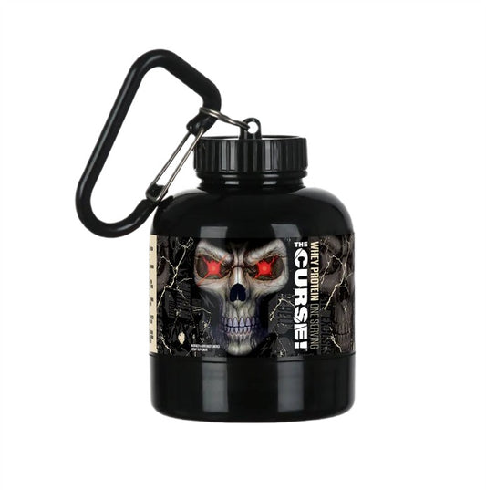 The Curse! Whey Protein Bottle Keychain & Funnel
