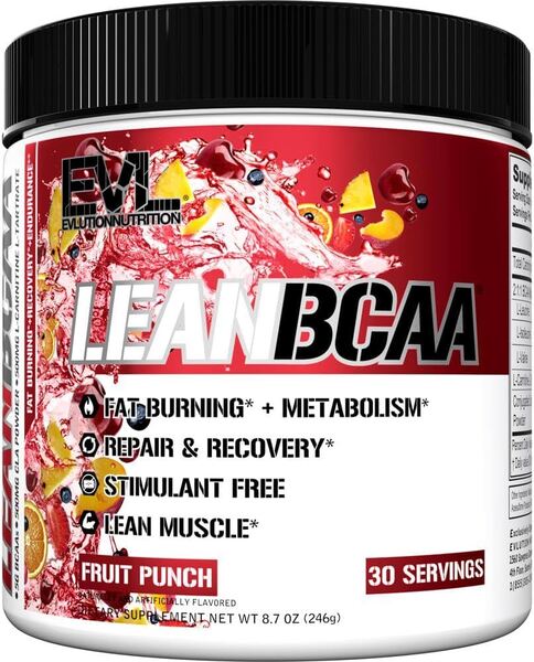 Lean BCAA, Fruit Punch - 246g