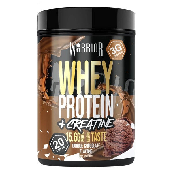 Whey Protein + Creatine, Double Chocolate - 500g