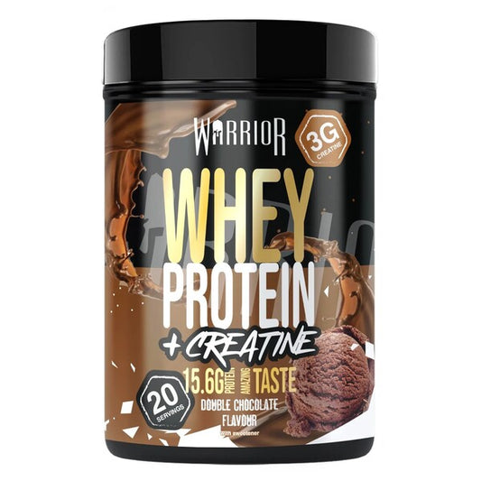 Whey Protein + Creatine, Double Chocolate - 500g