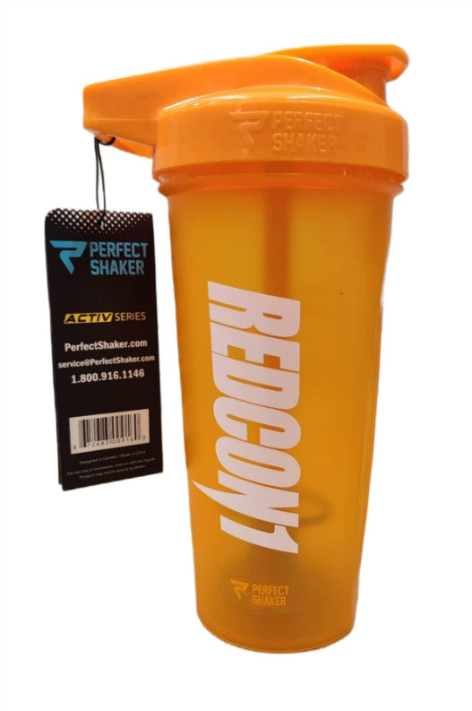 Redcon1 Shaker, Orange/White - 600 ml.