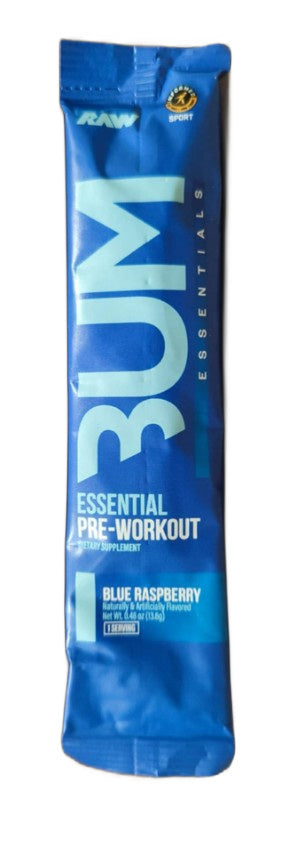 CBUM Essential Pre-Workout, Blue Raspberry - 13.6g (1 serving)