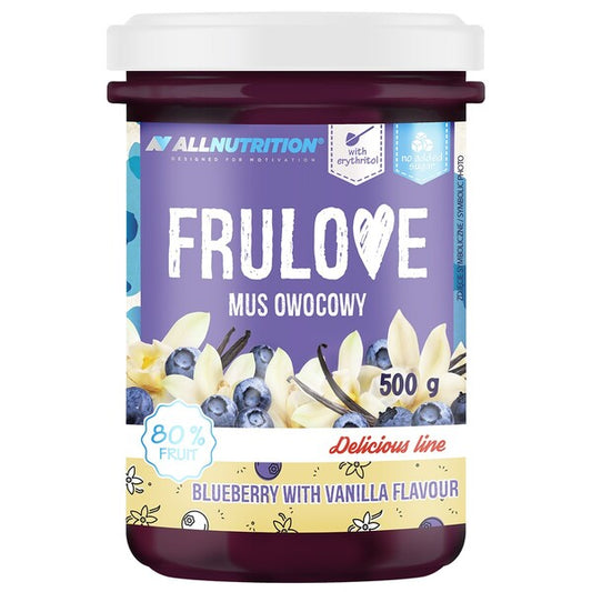 Frulove Mousse, Blueberry with Vanilla - 500g
