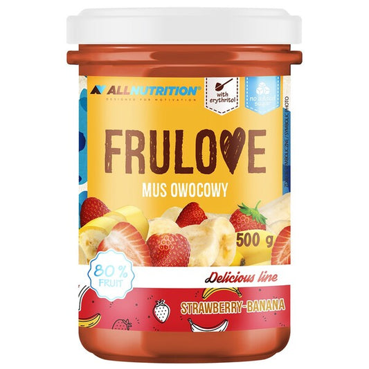 Frulove Mousse, Strawberry-Banana - 500g