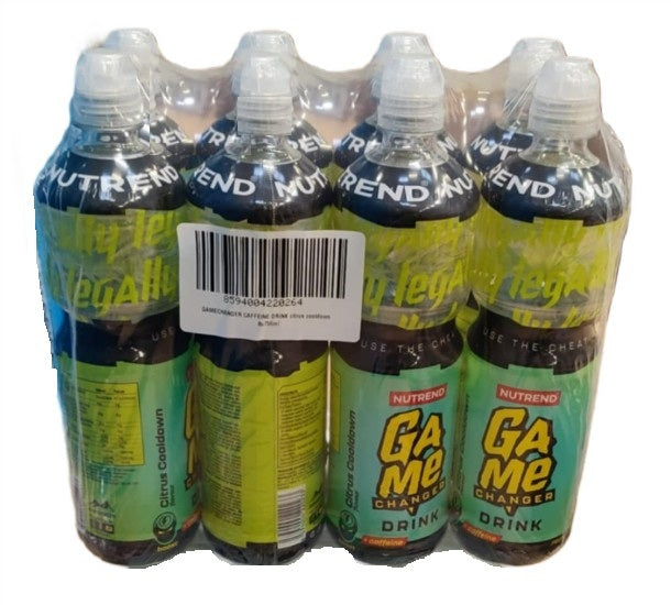 Gamechanger Caffeine Drink, Citrus Cooldown - 8 x 750 ml.