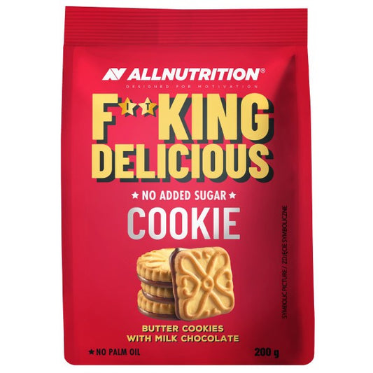 Fitking Delicious Cookie, Butter Cookies with Milk Chocolate - 200g