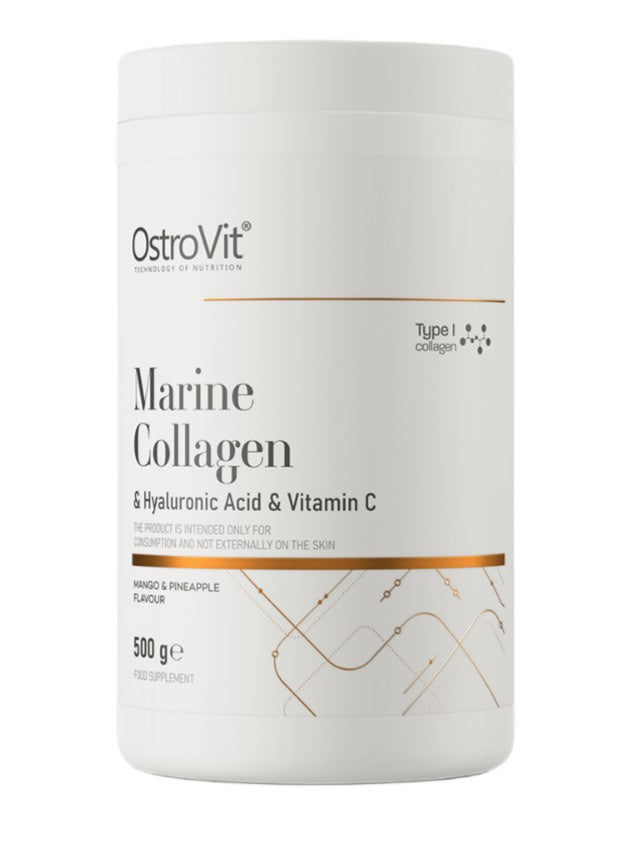 Marine Collagen & Hyaluronic Acid & Vitamin C, Mango & Pineapple - 500g