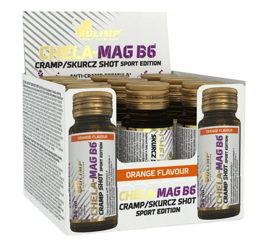 Chela-Mag B6 Cramp Shot, Orange - 9 x 25 ml.