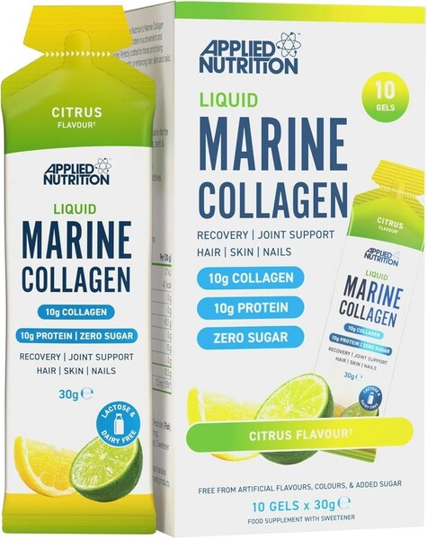 Liquid Marine Collagen, Citrus - 10 x 30g